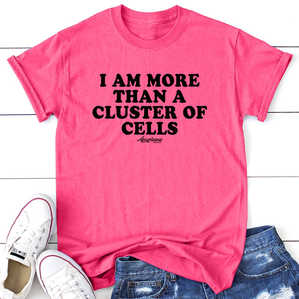 I Am More Than A Cluster Of Cell Black Print Spring Apparel