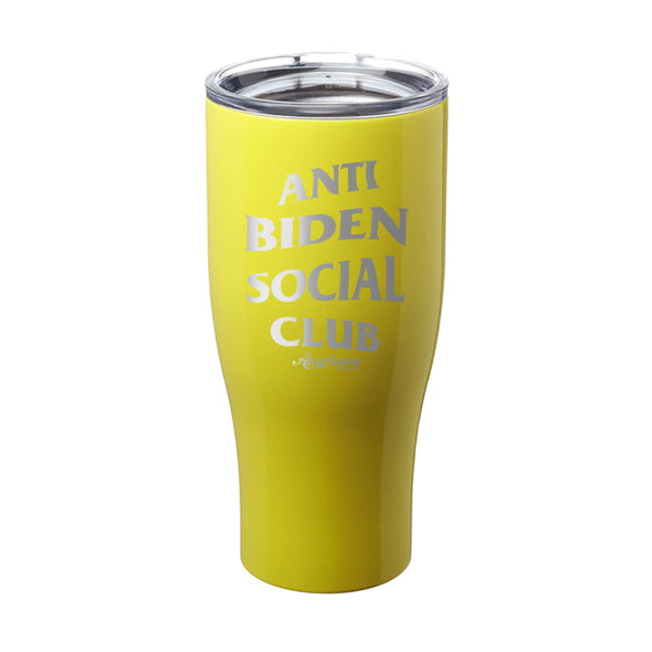 Anti Biden Social Club Laser Etched Tumbler