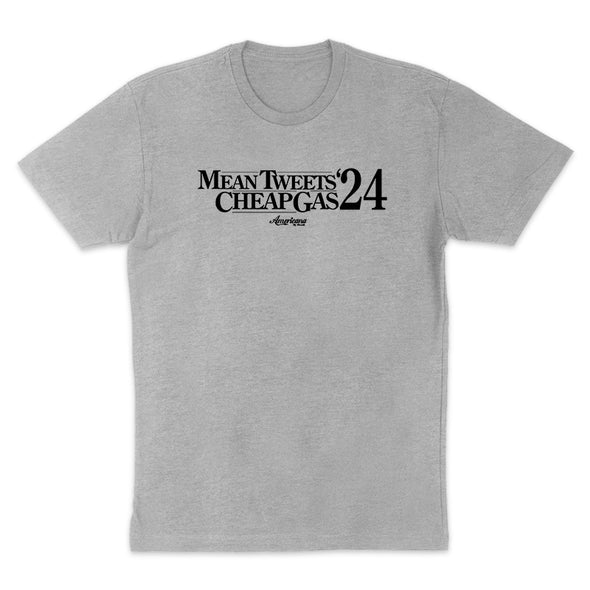 $20 Steal | Mean Tweets Cheap Gas Black Print Unisex T-Shirt
